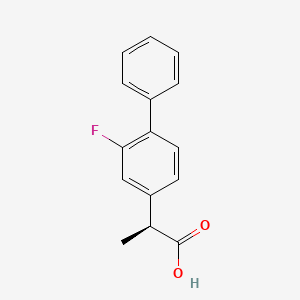 molecular formula C15H13FO2 B1671250 Esflurbiprofen CAS No. 51543-39-6