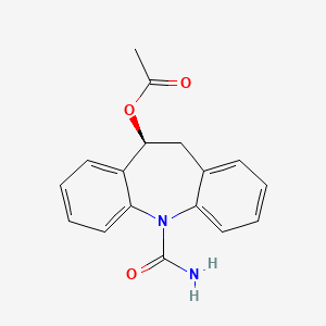 molecular formula C17H16N2O3 B1671254 Eslicarbazepine acetate CAS No. 236395-14-5