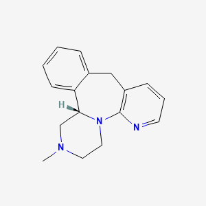 molecular formula C17H19N3 B1671255 Esmirtazapine CAS No. 61337-87-9