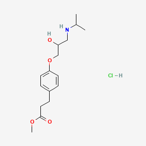 molecular formula C16H26ClNO4 B1671257 Esmolol hydrochloride CAS No. 81161-17-3