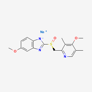 molecular formula C17H18N3NaO3S B1671259 Esomeprazole Sodium CAS No. 161796-78-7