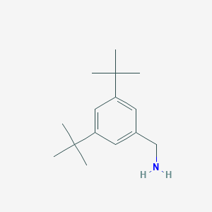 molecular formula C15H25N B167126 3,5-DI-Tert-butyl-benzylamine CAS No. 139693-30-4