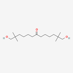 molecular formula C17H34O3 B1671261 Unii-G6QP69A673 CAS No. 413624-55-2