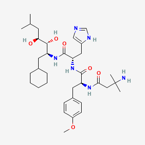 molecular formula C35H56N6O6 B1671266 Enalkiren CAS No. 113082-98-7