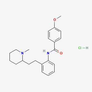 molecular formula C22H29ClN2O2 B1671270 Encainide Hydrochloride CAS No. 66794-74-9