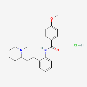 molecular formula C22H29ClN2O2 B1671270 Encainide hydrochloride CAS No. 66794-74-9