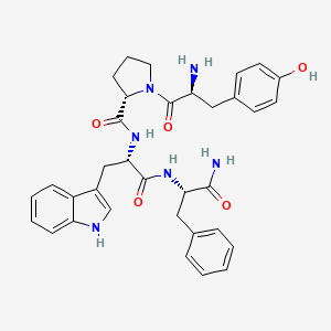 molecular formula C34H38N6O5 B1671277 Endomorphin-1 CAS No. 189388-22-5