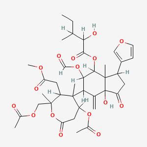 molecular formula C38H50O16 B1671279 Prieurianin CAS No. 57672-91-0