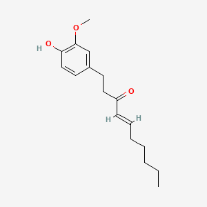 molecular formula C17H24O3 B1671286 生姜酚 CAS No. 23513-13-5