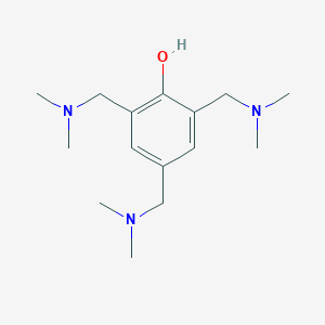 molecular formula C15H27N3O B167129 2,4,6-Tris(dimethylaminomethyl)phenol CAS No. 90-72-2