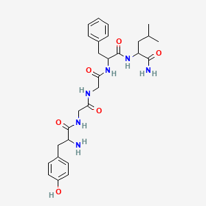 molecular formula C28H38N6O6 B1671295 Leucine enkephalinamide CAS No. 60117-24-0