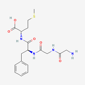 molecular formula C18H26N4O5S B1671300 [Des-Tyr1]-Met-Enkephalin CAS No. 61370-88-5