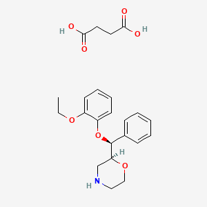 molecular formula C23H29NO7 B1671303 Esreboxetine succinate CAS No. 635724-55-9