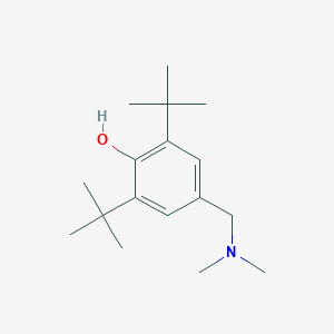 molecular formula C17H29NO B167131 2,6-di-tert-Butyl-4-(dimethylaminomethyl)phenol CAS No. 88-27-7