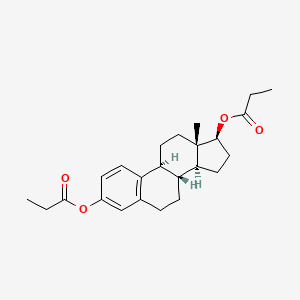 B1671311 Estradiol dipropionate CAS No. 113-38-2