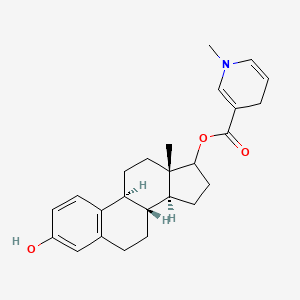 molecular formula C25H31NO3 B1671318 Estredox CAS No. 103562-82-9