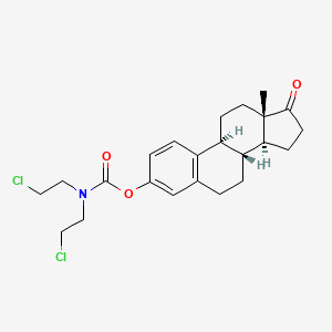 molecular formula C23H29Cl2NO3 B1671320 Estromustine CAS No. 62899-40-5
