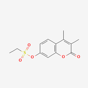 molecular formula C13H14O5S B1671323 Esuprone CAS No. 91406-11-0