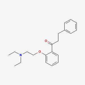 molecular formula C21H27NO2 B1671328 Etafenone CAS No. 90-54-0