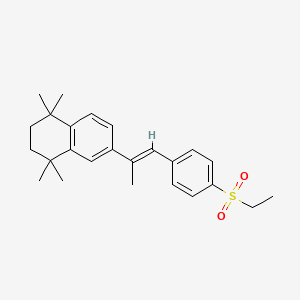 molecular formula C25H32O2S B1671332 Etarotene CAS No. 87719-32-2