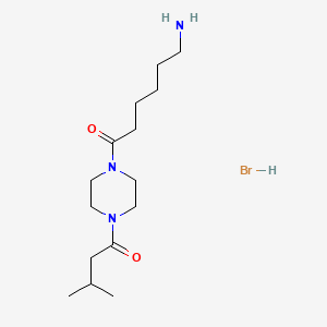 molecular formula C15H30BrN3O2 B1671334 ENMD-1068 hydrobromide CAS No. 644961-61-5