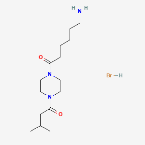 molecular formula C15H30BrN3O2 B1671334 ENMD-547 (hydrobromide) CAS No. 644961-61-5