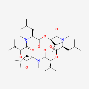 molecular formula C36H63N3O9 B1671337 Enniatin C CAS No. 19893-23-3