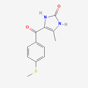 molecular formula C12H12N2O2S B1671341 Enoximone CAS No. 77671-31-9