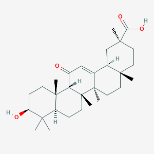 molecular formula C30H46O4 B1671342 Enoxolone CAS No. 471-53-4