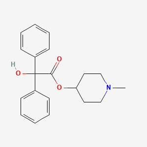 molecular formula C20H23NO3 B1671343 Enpiperate CAS No. 3608-67-1