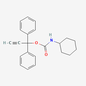 molecular formula C22H23NO2 B1671345 Enpromate CAS No. 10087-89-5