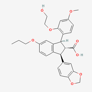 molecular formula C29H30O8 B1671347 Enrasentan CAS No. 167256-08-8