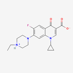molecular formula C19H22FN3O3 B1671348 Enrofloxacin CAS No. 93106-60-6