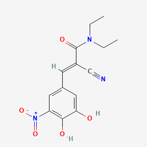 molecular formula C14H15N3O5 B1671355 Entacapone CAS No. 130929-57-6