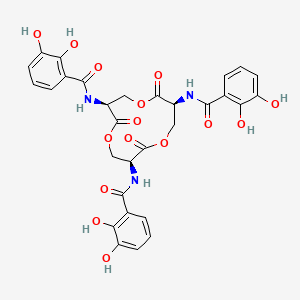 molecular formula C30H27N3O15 B1671361 Enterobactin CAS No. 28384-96-5