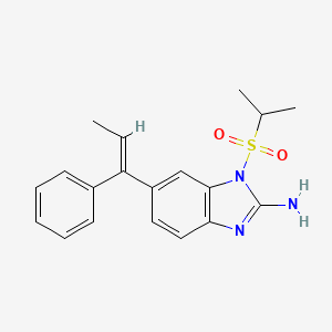 molecular formula C19H21N3O2S B1671364 Enviradene CAS No. 80883-55-2