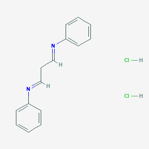 molecular formula C15H16Cl2N2 B167137 Malonaldehyde bis(phenylimine) dihydrochloride CAS No. 137692-98-9