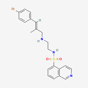 molecular formula C21H22BrN3O2S B1671372 ETB067 CAS No. 1000995-79-8