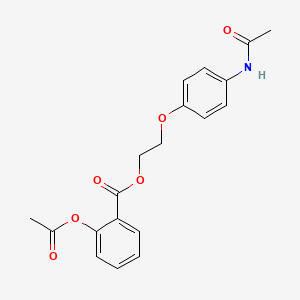 molecular formula C19H19NO6 B1671377 Eterilate CAS No. 62992-61-4