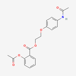molecular formula C18H21NO6 B1671377 Etersalate CAS No. 62992-61-4