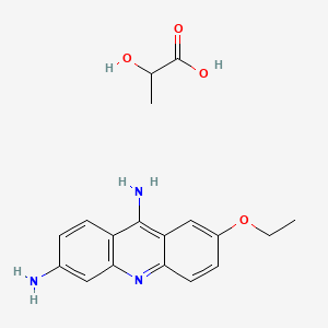 molecular formula C18H21N3O4 B1671379 Ethacridine lactate CAS No. 1837-57-6