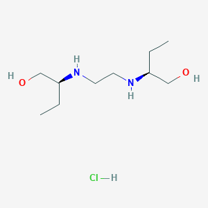molecular formula C10H26Cl2N2O2 B1671382 Ethambutol Hydrochloride CAS No. 1070-11-7