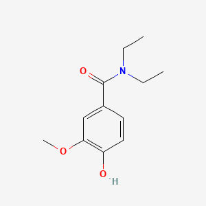 molecular formula C12H17NO3 B1671384 Ethamivan CAS No. 304-84-7
