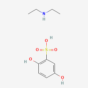 molecular formula C10H17NO5S B1671386 Etamsylate CAS No. 2624-44-4