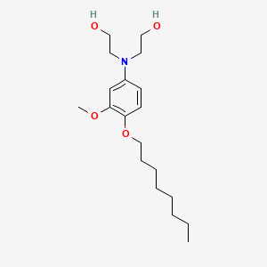 Ethanol, 2,2'-((3-methoxy-4-(octyloxy)phenyl)imino)DI-