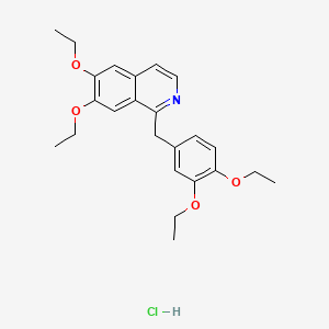 molecular formula C24H30ClNO4 B1671395 Ethaverine Hydrochloride CAS No. 985-13-7