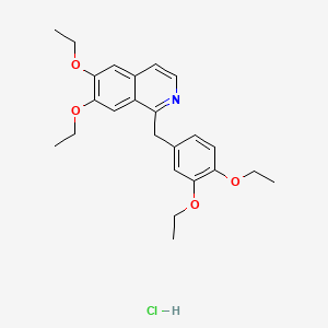 molecular formula C24H30ClNO4 B1671395 Ethaverine hydrochloride CAS No. 985-13-7