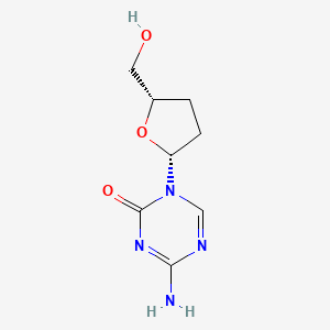 molecular formula C8H12N4O3 B1671410 2'-3'-Dideoxy-5-azacytidine CAS No. 107036-52-2