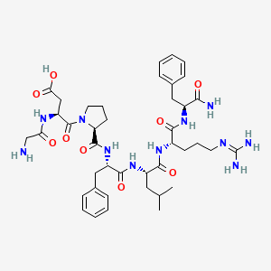 molecular formula C41H59N11O9 B1671415 Gdpflrfamide CAS No. 110325-85-4