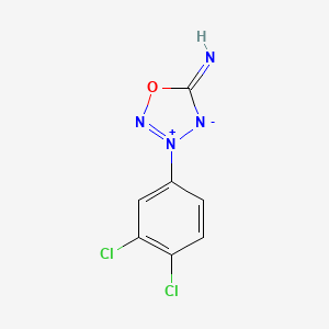 molecular formula C7H4Cl2N4O B1671416 GEA 3162 CAS No. 144576-10-3